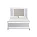 Livorno Silver Champagne Wood Frame Bed with LED Headboard