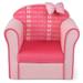 Costway Kids Cute Pink Bow Sofa Children Couch Toddler Upholstered - See Details