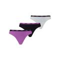 Stringtanga PUMA Gr. L, lila (purple, combo) Damen Unterhosen String Tangas