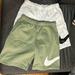 Nike Shorts | Nike Short Set (Sold Together As Pair) Men’s Medium Shorts . One White One Green | Color: Black/Green/White | Size: M