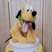 Disney Toys | Disney Pluto Puppy Dog Plush Sitting Plush Stuffed Animal | Color: Yellow | Size: Osbb