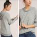 Anthropologie Tops | Anthropologie Saturday Sunday Gray Hooded Sweatshirt Sweater Top Hoodie Pullover | Color: Gray | Size: L