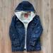 Levi's Jackets & Coats | Blue Levis Denim Parka With Faux Fur Interior | Color: Blue | Size: M