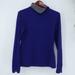 Athleta Tops | Athleta Women's Stretch Nylon Mock Neck Top - Size M | Color: Blue/Purple | Size: M