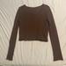 Brandy Melville Sweaters | Lightly Worn Brandy Melville Scoop Neck Sweater. | Color: Brown | Size: One Size