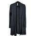 Athleta Sweaters | Athleta Womens Compact Coaster Long Wrap Cardigan Sweater Size S Black Ribbed | Color: Black | Size: S
