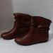 American Eagle Outfitters Shoes | American Eagle Vegan Leather Brown Ankle Booties Size 9.5 | Color: Brown | Size: 9.5