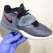 Nike Shoes | Boy Good Condition Sneakers, Grey, Black & Red Nike, Size 7y With Velcro Closure | Color: Black/Gray | Size: 7b