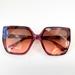 Jessica Simpson Accessories | Jessica Simpson Oversized Animal Print Sunglasses | Color: Brown/Purple | Size: Os