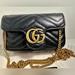 Gucci Bags | Authentic Gucci Marmont Matelass Leather Super Mini Bag. | Color: Black/Gold | Size: Os