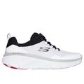 Skechers Men's Relaxed Fit: D'Lux Walker 2.0 - Sunto Sneaker | Size 9.0 | White/Black | Textile/Synthetic | Vegan