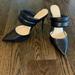 Jessica Simpson Shoes | Brand New! Jessica Simpson Heeled Strappy Mules, Size 10 | Color: Black | Size: 10