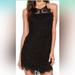 Free People Dresses | Intimately Free People Black She’s Got It Slip Dress Sz Medium Lace Button Back | Color: Black | Size: M