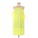 Conscious Collection by H&M Casual Dress: Yellow Dresses - Women's Size 8