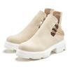 Chelseaboots LASCANA, Damen, Gr. 38, beige (beige, weiß), Obermaterial: 100% Synthetik. Futter: 100% Textilmaterial. Decksohle: 100% Lederimitat. Laufsohle: 100% Synthetik, unifarben, modisch, Schuhe, Ankle Boots, Stiefelette mit modischem...