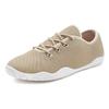 Sneaker LASCANA, Damen, Gr. 45, beige, Obermaterial: 100% Textilmaterial. Decksohle: 100% Textilmaterial. Laufsohle: 100% Synthetik, unifarben, casual, Schuhe, mit ultraflache Sohle, superleicht, Schnürhalbschuhe, Unisex VEGAN