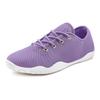 Sneaker LASCANA, Damen, Gr. 45, lila, Obermaterial: 100% Textilmaterial. Decksohle: 100% Textilmaterial. Laufsohle: 100% Synthetik, unifarben, casual, Schuhe, mit ultraflache Sohle, superleicht, Schnürhalbschuhe, Unisex VEGAN