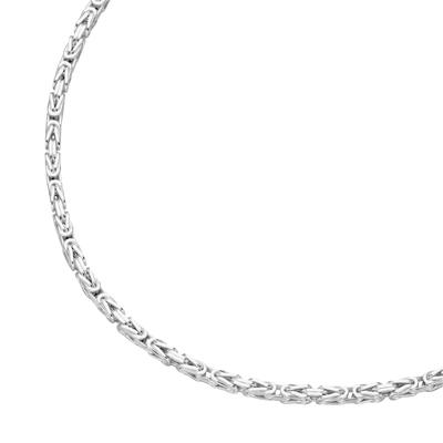 Königskette SMART JEWEL "Königskette massiv, Silber 925" Gr. 45, silber, Halsketten, Damen, 45cm, Silber 925 (Sterlingsilber), Königskette Image