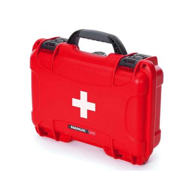Nanuk 909 Case Empty with First Aid Logo Red 909S-000RD-PA0-FSA01