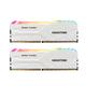 【DDR4 RAM】 Gigastone White Game PRO Desktop RAM 32GB (2x16GB) DDR4 32GB DDR4-3200MHz PC4-25600 CL16 1.35V 288 Pin Unbuffered Non ECC UDIMM for PC Gaming Desktop Memory Module (Desktop ONLY)