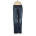 Standards & Practices Jeans - Low Rise: Blue Bottoms - Women's Size 28 - Dark Wash