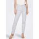 Ankle-Jeans ONLY "ONLEMILY STRETCH HW ST AK DNM CRO790NOOS" Gr. 32, Länge 34, weiß (white) Damen Jeans Ankle 7/8