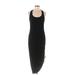 Sweaty Betty Casual Dress - Sheath Scoop Neck Sleeveless: Black Print Dresses - Women's Size 8