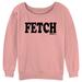 Women's Mad Engine Pink Mean Girls Fetch Graphic Sweatshirt