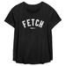 Women's Mad Engine Black Mean Girls College Fetch Plus Size Graphic Scoop Neck T-Shirt