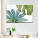 Elephant Stock Leaf Tropical Blush VII Canvas Print On Canvas Print Canvas in White | 24" H x 36" W x 1.25" D | Wayfair RV-271_tropical-blush-vii