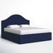 Red Barrel Studio® Hamersville Low Profile Platform Bed Upholstered/Polyester in Blue | California King | Wayfair 3B7121A6A8FF475D9303B0CA124D2A30