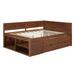 Red Barrel Studio® Loconte Corner Daybed Wood in Brown | 34.3 H x 57.6 W x 77.8 D in | Wayfair 469E79064F87420DBA918F9A0CC6BB58