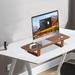 Inbox Zero Laurentina Wood Monitor Stand Wood in Brown | 4.33 H x 23.62 W x 7.68 D in | Wayfair E5871CF2124B4F18ACED9E652ABD49F4