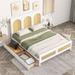 Bayou Breeze Arteria Platform Bed Wood in White | 45.7 H x 56.4 W x 80.7 D in | Wayfair 68F72C854AF741B08F98BA30E55DFB86