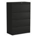 Alera® 36 Wide 4 -Drawer File Cabinet Metal/Steel in Black | 52.5 H x 36 W x 18.63 D in | Wayfair 25493