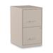 Alera® 14 Wide 2 -Drawer File Cabinet Metal/Steel in Gray/Black | 24.1 H x 14 W x 18 D in | Wayfair 2806760