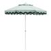 Red Barrel Studio® Liliyana Beach Patio Umbrella Umbrella in Green | 47 H x 7.7 W x 7.7 D in | Wayfair 4C76C6F5A7A24F1CB8A53453B4C5270C