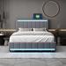 Brayden Studio® Breydi Upholstered Bed w/ LED Light & 4 Drawers | 44.5 H x 56.7 W x 78 D in | Wayfair 61C9AB9510414C1FAF7813DC4D25A9C0