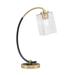 Red Barrel Studio® Jariya Stainless Steel Desk Lamp Glass in Black/Yellow | 18.25 H x 5.75 W x 5.75 D in | Wayfair 6425023449BF4FC0AECA05D70FE4E659