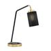 Red Barrel Studio® Jarlath Stainless Steel Desk Lamp Glass in Black/Yellow | 16.5 H x 5.75 W x 5.75 D in | Wayfair D3A2A0F154404269A73E4FD10AAAD869