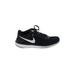 Nike Sneakers: Black Print Shoes - Women's Size 8 - Round Toe