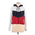 Abercrombie & Fitch Jacket: Red Color Block Jackets & Outerwear - Women's Size Small