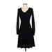 Vince Camuto Casual Dress - Sweater Dress: Black Dresses - Women's Size X-Small