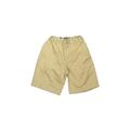 Lands' End Shorts: Yellow Print Bottoms - Kids Boy's Size 8 - Medium Wash