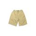 Lands' End Shorts: Yellow Print Bottoms - Kids Boy's Size 8 - Medium Wash