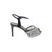 Rene Caovilla Heels: Black Shoes - Women's Size 41 - Open Toe
