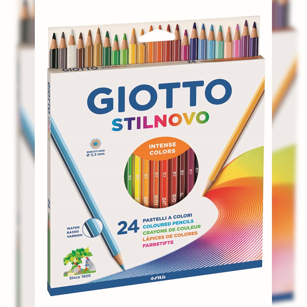 GIOTTO F256600 Farbstifte Stilnovo - 24er Kartonetui Image