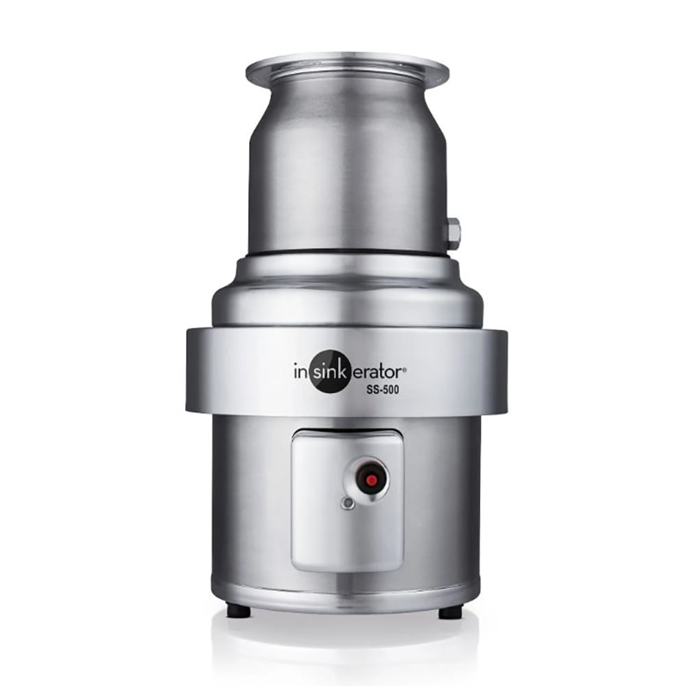 InSinkErator SS-500-18B-MRS 460/3 Disposer Pack, 18-in Bowl, Sleeve Guard, Reverse Switch, 5-HP, 460/3
