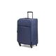 BIBA | Trolley-Typ Reisekoffer, Koffer Lila G, Trolley-Griff, Reißverschluss, Polyester, Marineblau, S, Koffer und Trolleys