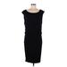 Athleta Casual Dress - Sheath Scoop Neck Sleeveless: Black Solid Dresses - Women's Size Medium
